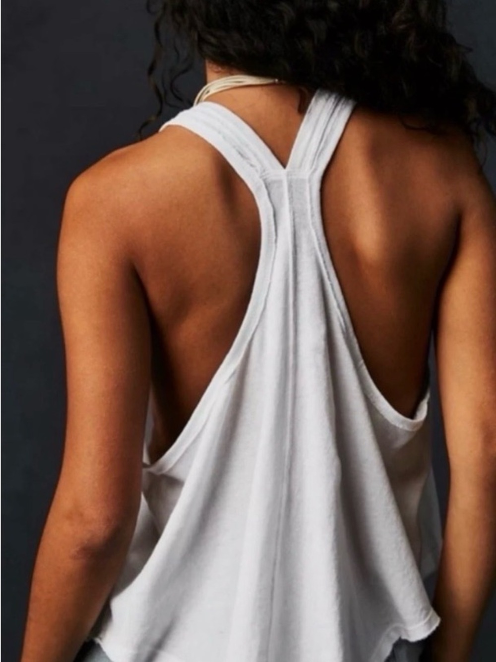 We The Free | Women’s Light Green Racerback Tank Top - Minimal Scoop Back